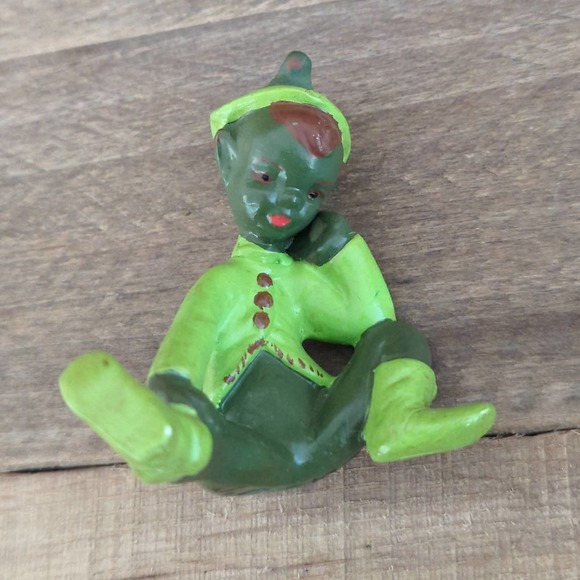 Vintage 1970 Green Elves Pixies Sprites Hobbyist Figures - Picture 6 of 11